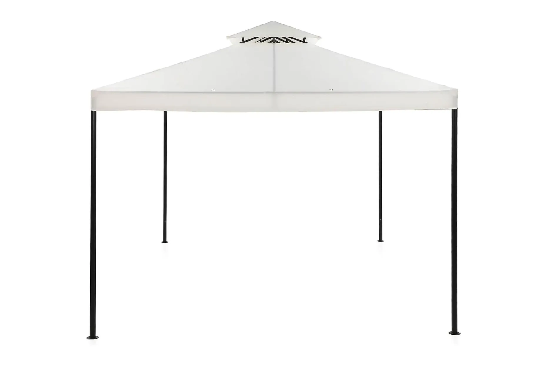 Bermuda komplett paviljong inkl. tak og vegger 3x4 m – Offwhite