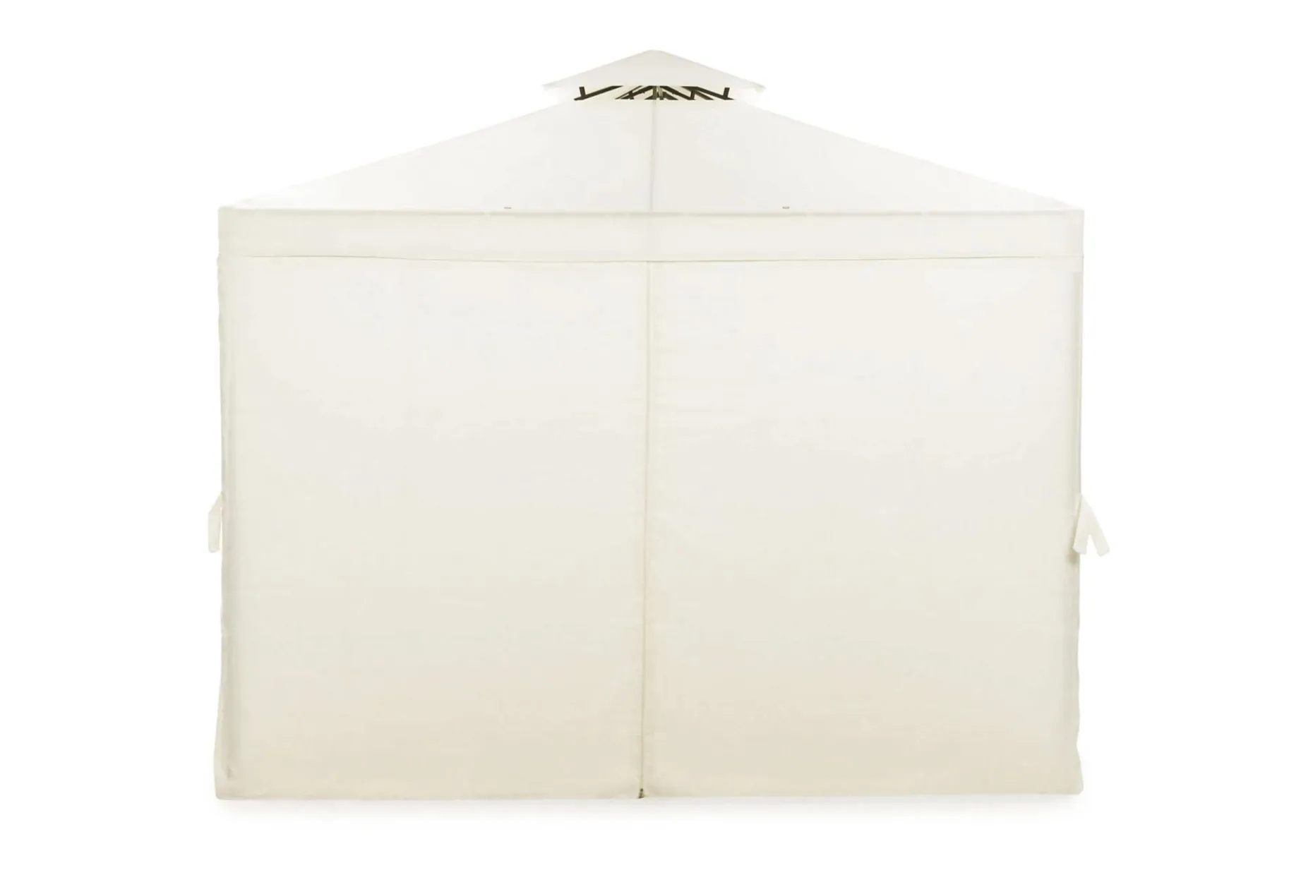 Bermuda komplett paviljong inkl. tak og vegger 3x4 m – Offwhite