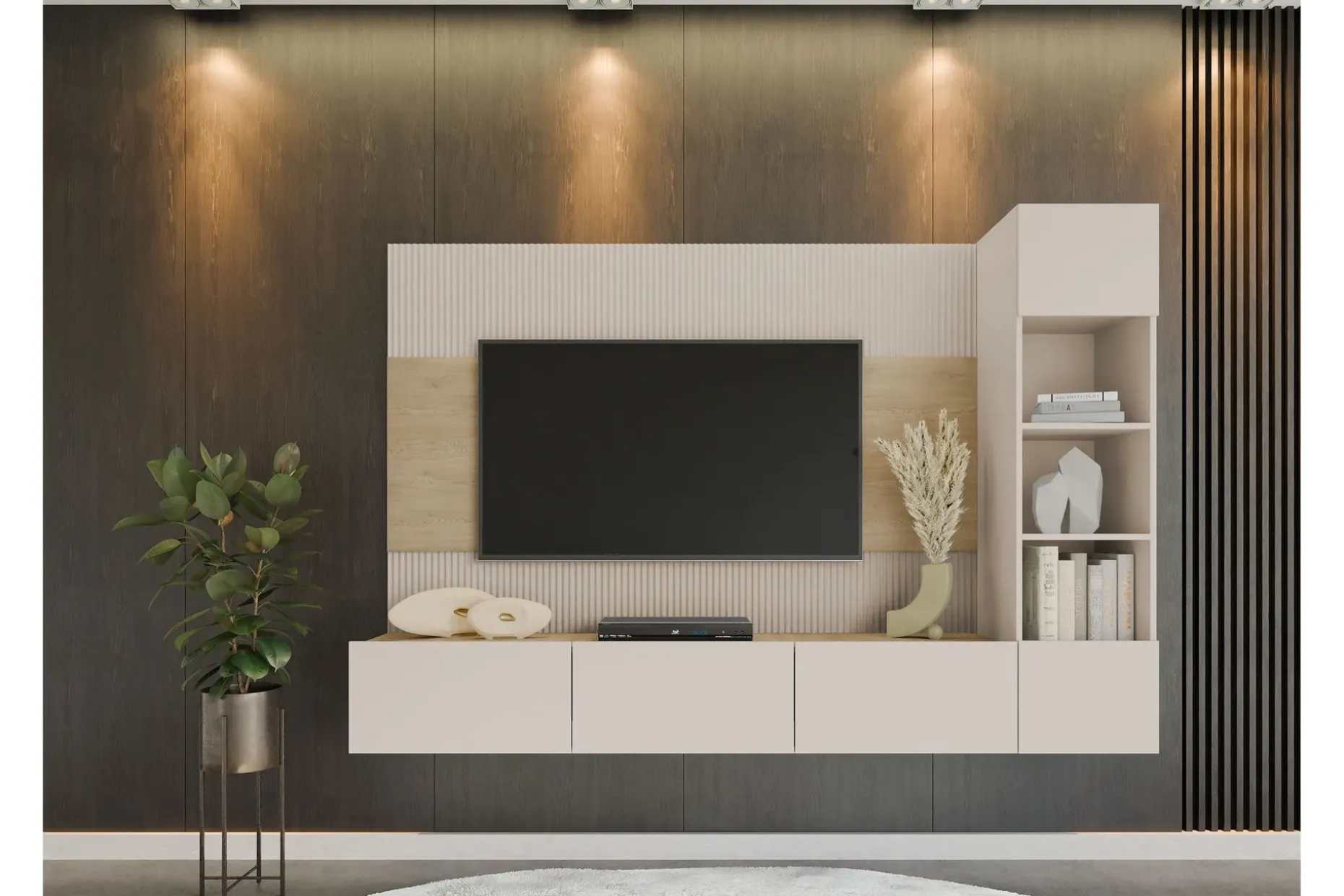 Bernice Tv-Skap 220x38 cm
