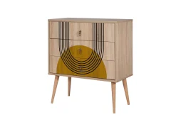 Bertoaria Kommode 80x89 cm Brun