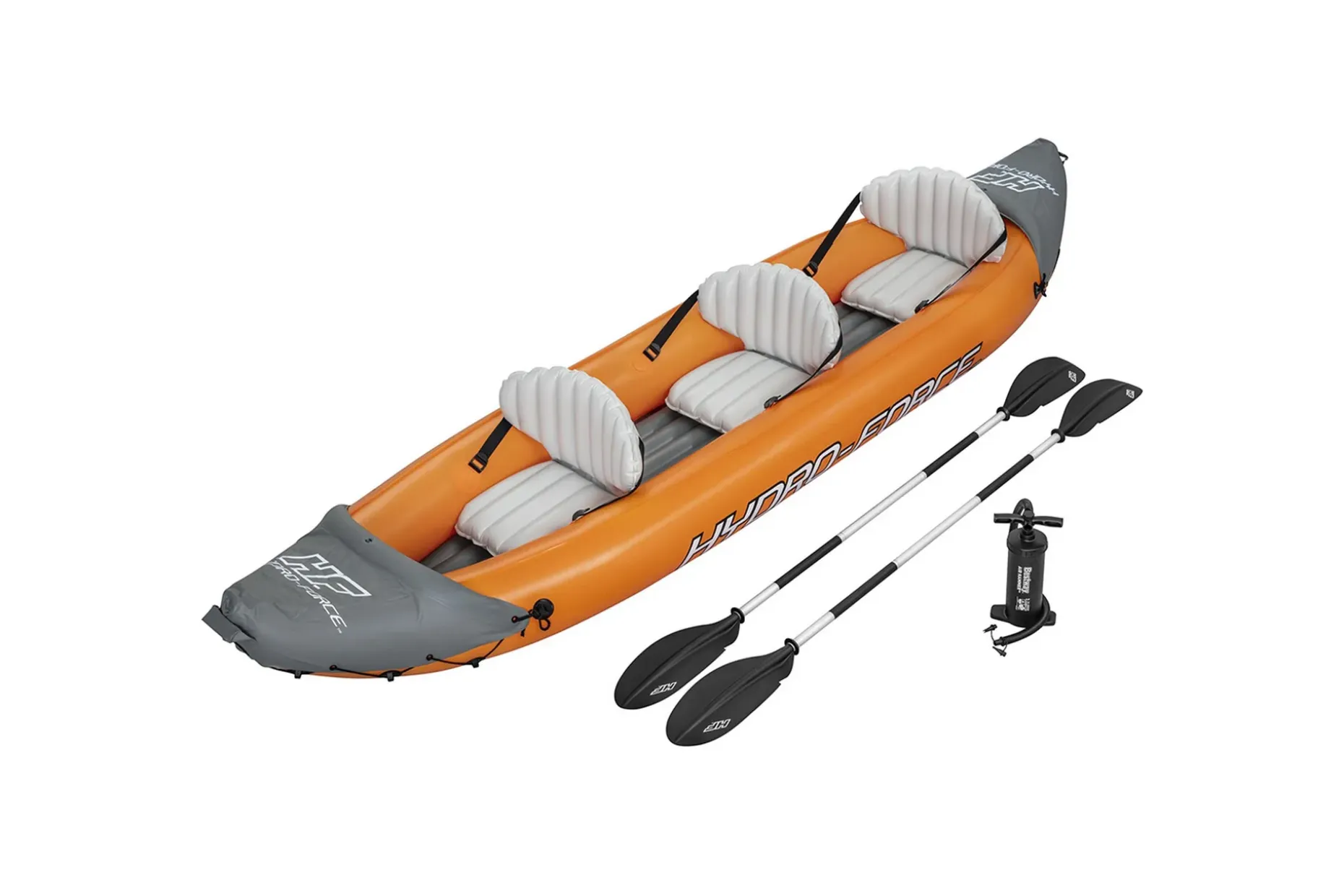 Bestway Cove Champion X3 Oppblåsbar kajakk 3 personer Oransj