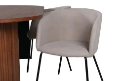Bianca Matgruppe 200 cm Oval med 4 Berit stoler