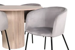 Bianca Matgruppe 110 cm Rund med 4 Berit stoler