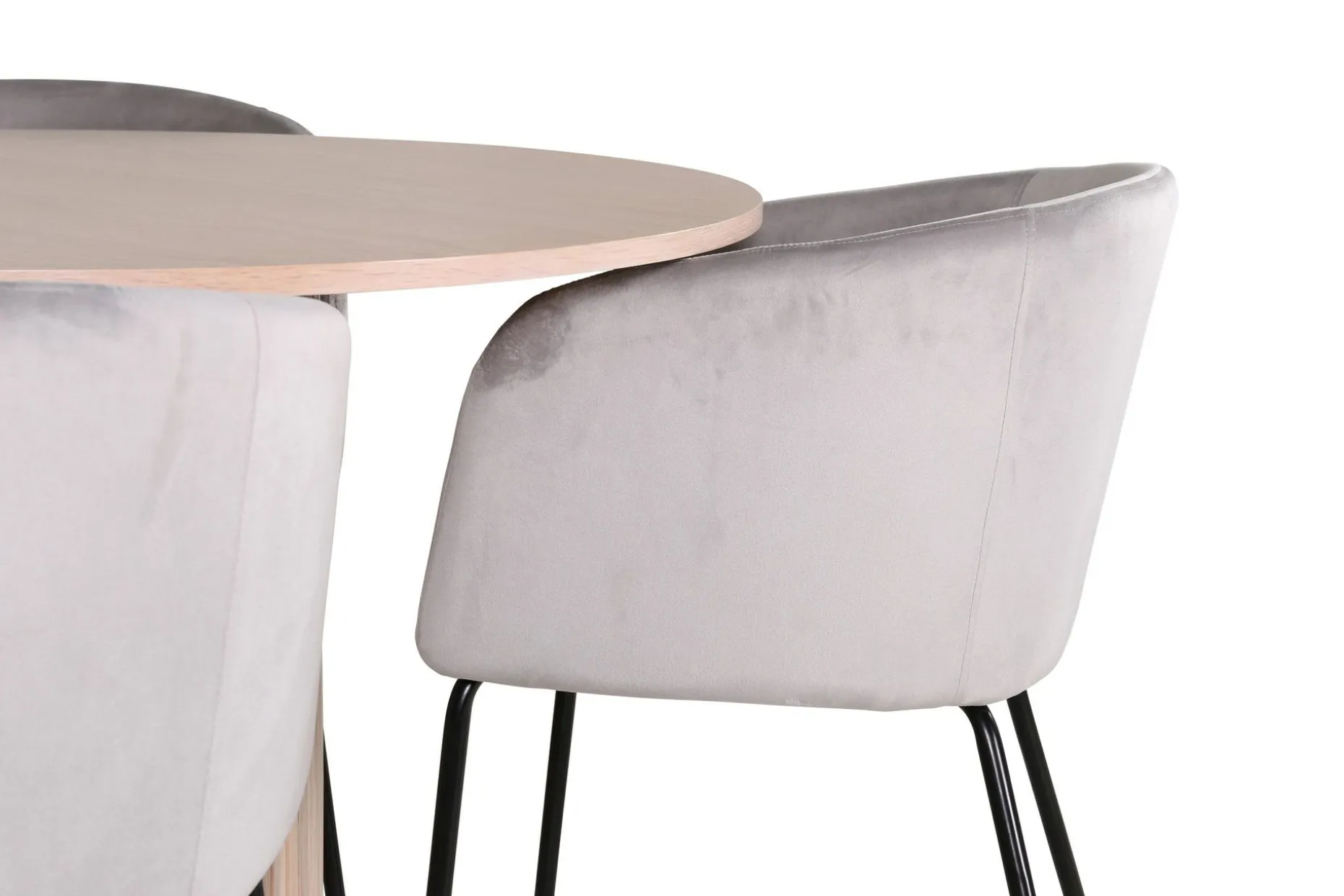 Bianca Matgruppe 110 cm Rund med 4 Berit stoler