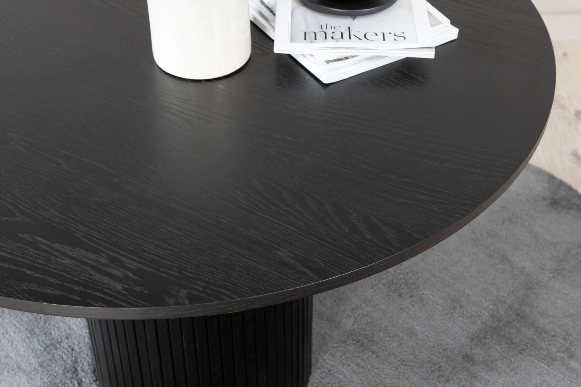 Bianca Spisebord 110 cm Rundt