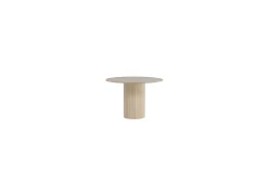 Bianca Spisebord 110 cm Rundt Beige
