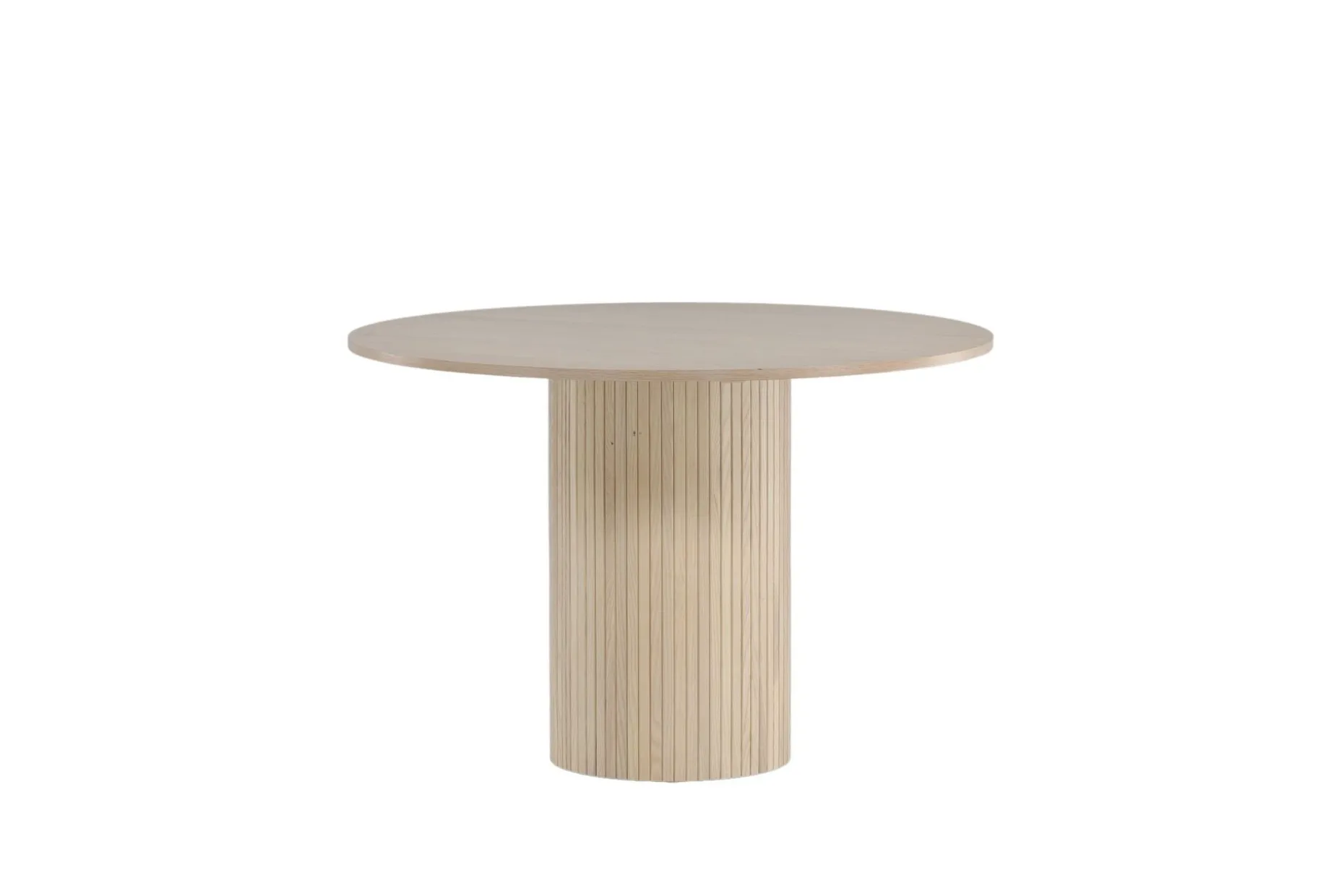Bianca Spisebord 110 cm Rundt Beige
