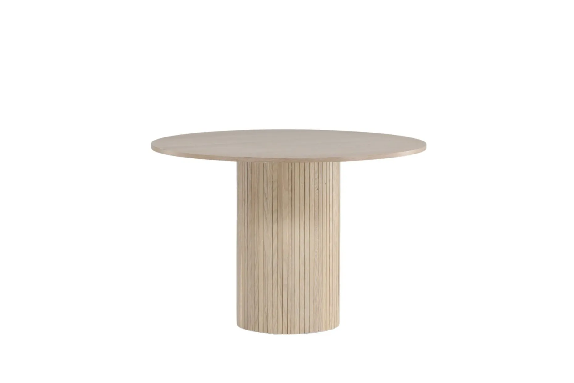 Bianca Spisebord 110 cm Rundt Beige