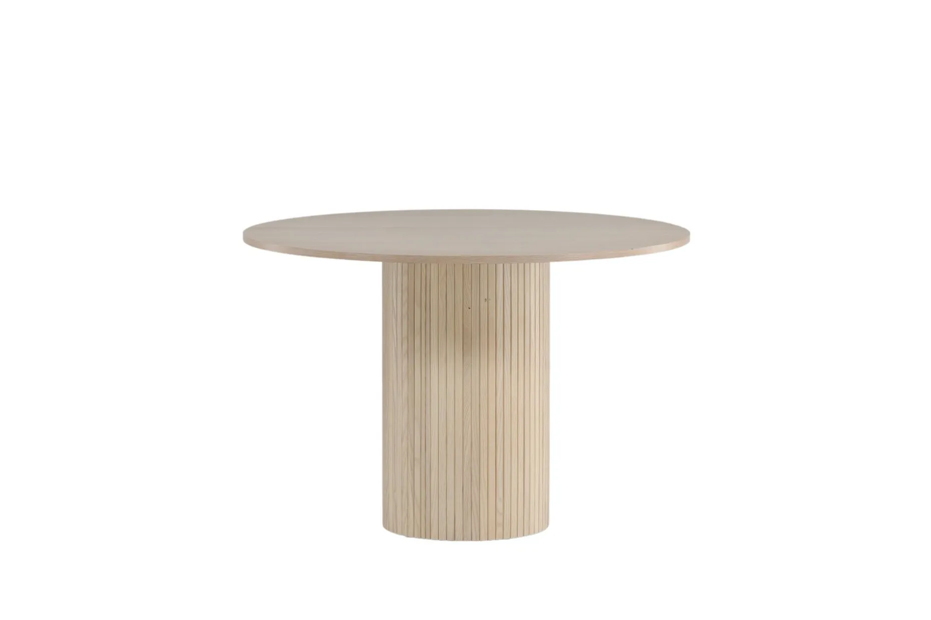 Bianca Spisebord 110 cm Rundt Beige