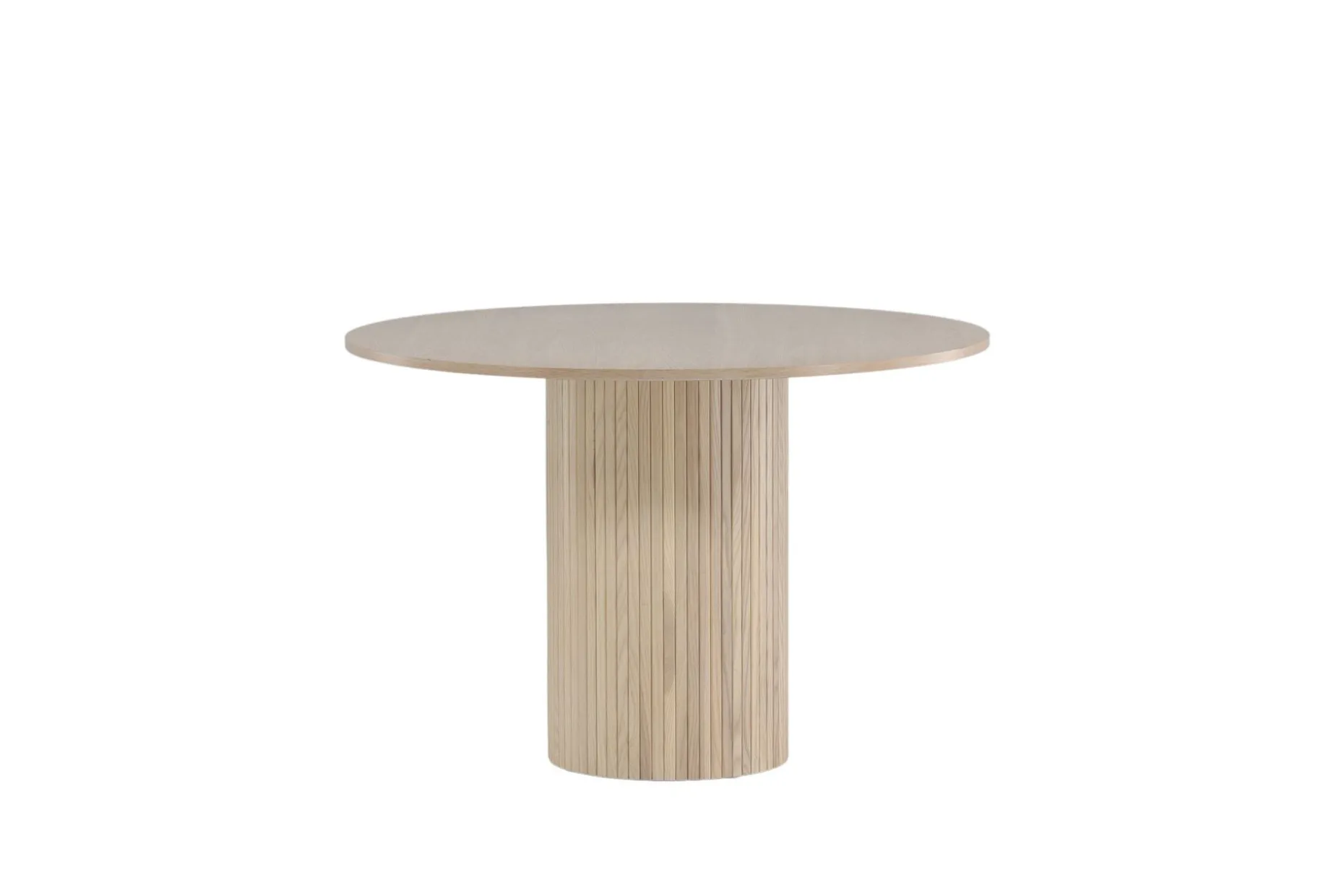 Bianca Spisebord 110 cm Rundt Beige