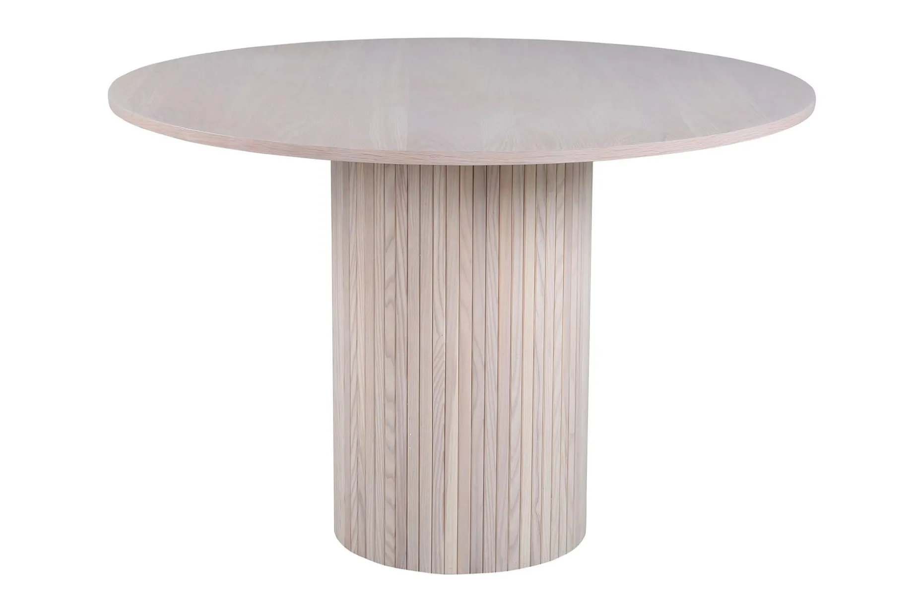 Bianca Spisebord 110 cm Rundt Beige