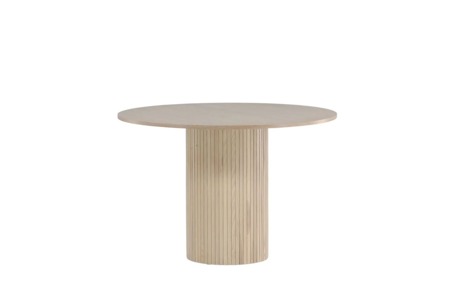 Bianca Spisebord 110 cm Rundt Beige
