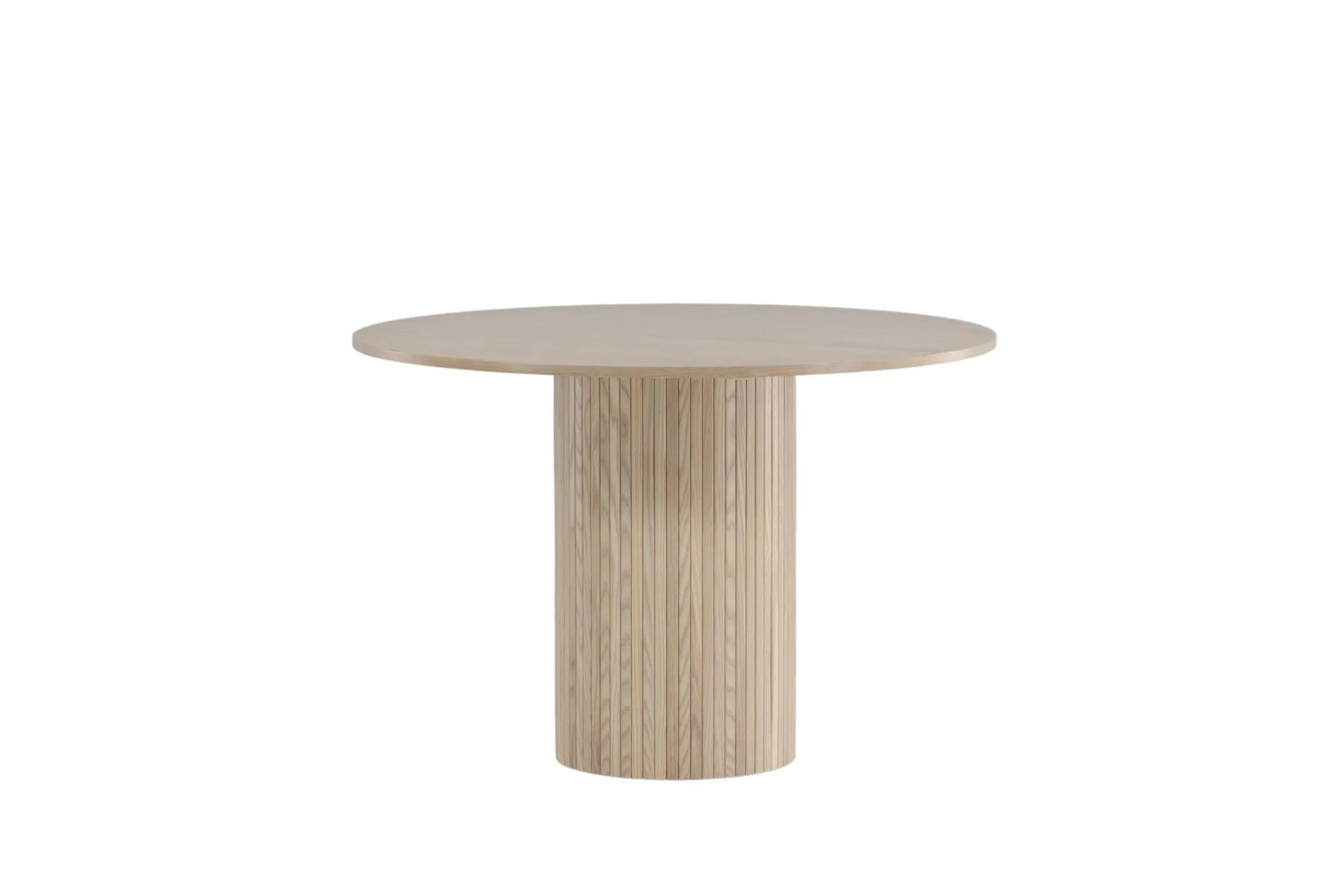 Bianca Spisebord 110 cm Rundt Beige