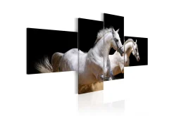 Bilde Animal World- White Horses Galloping 200x90