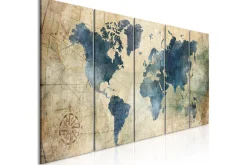 Bilde Retro Map 5 Parts Narrow 225x90