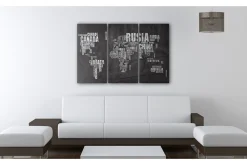 Bildet Map of the world 90x60