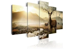Bilde Tundra And Deer 100x50