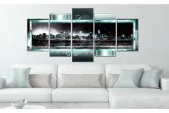 Bilde Turquoise New York Starry Night 200x100