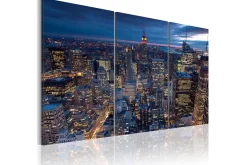 Bilde Utsikt Ovenfra Nyc 120x80