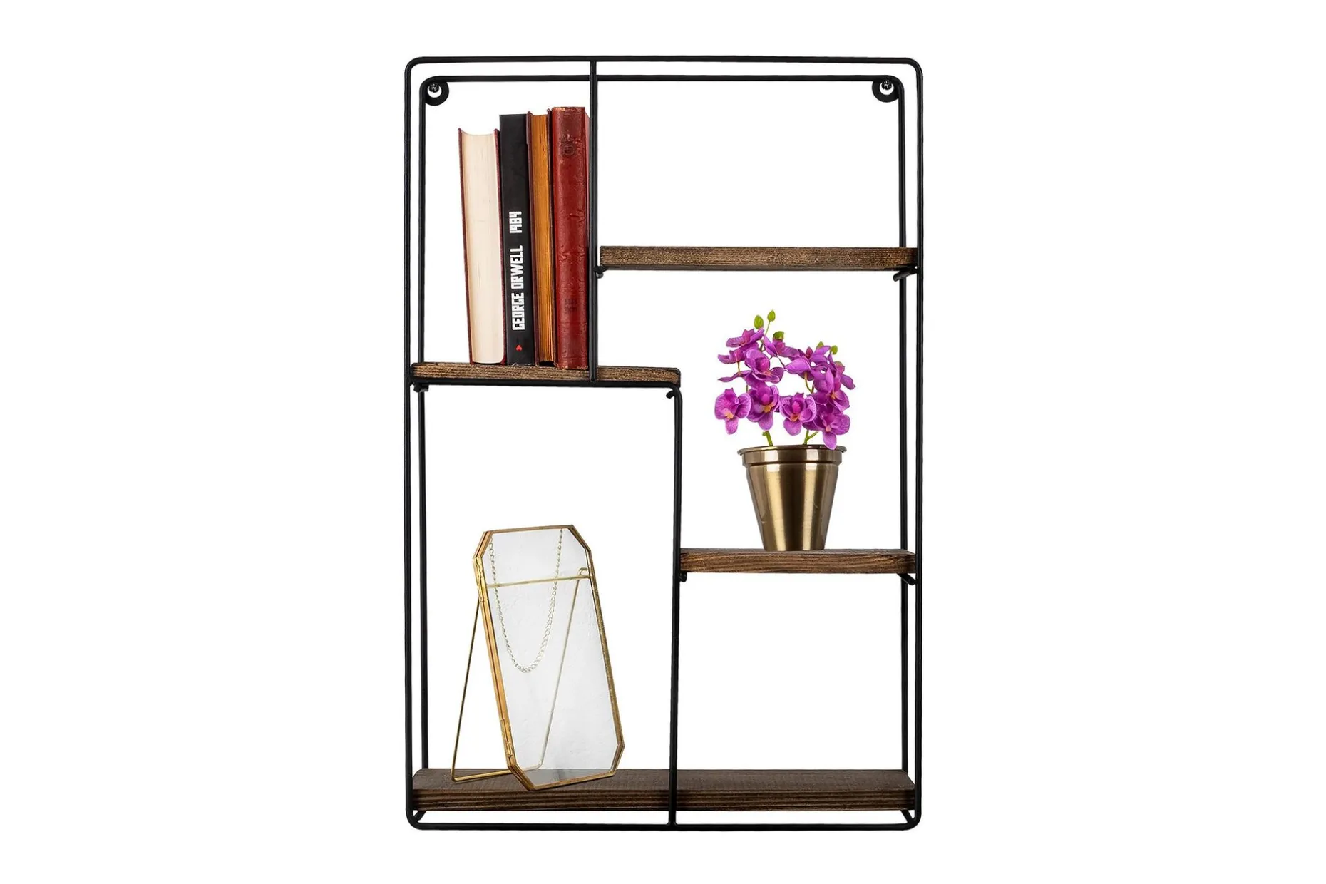 Bingdi Vegghylle 60x15 cm 4 Hyller
