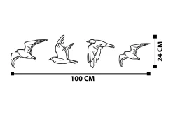 Birds Veggdekor