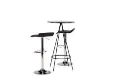 Bistro Spisegruppe 60 cm Rund med 2 Jonna Stoler