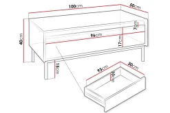 Bjurholm Sofabord 100 cm