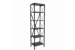Bokhylle Suadiye Bokhylle 50 cm Antrasitt,Svart