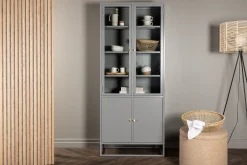 Bokhylle Venture Home Bakal Bokhylle 80x40,5x190 cm Ljusgrå