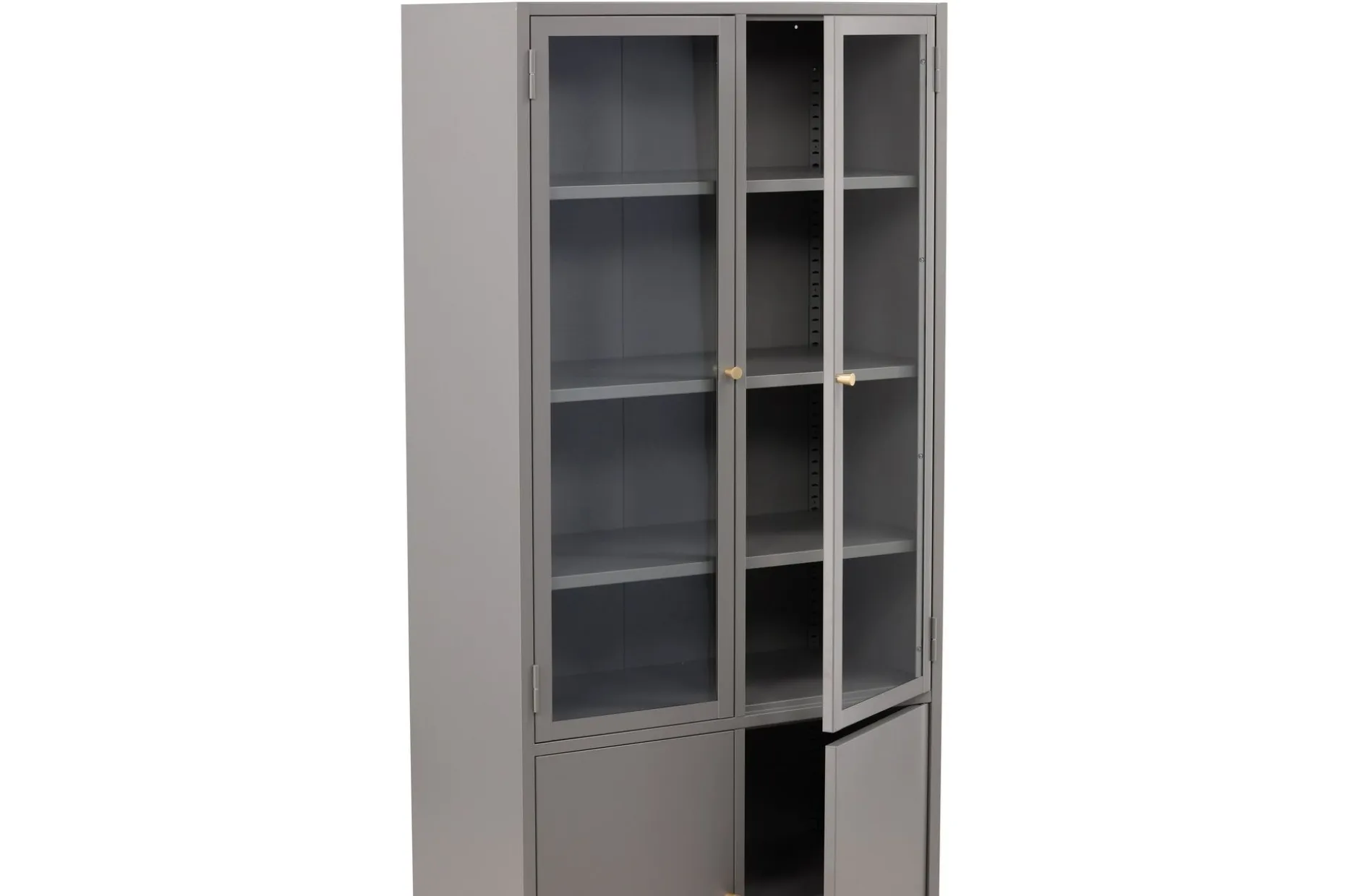 Bokhylle Venture Home Bakal Bokhylle 80x40,5x190 cm Ljusgrå