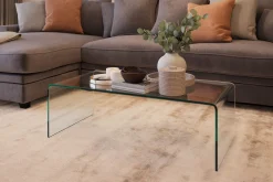 Bonisiolo Rektangulært Sofabord i Glass 110 cm