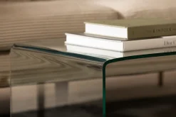 Bonisiolo Rektangulært Sofabord i Glass 110 cm
