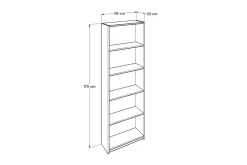 Bookshelf Hvit