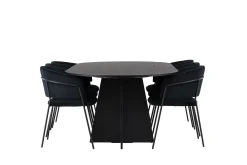 Bootcut Matgruppe 230 cm Oval med 6 Selma Stoler