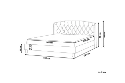 Bordeau Dobbeltseng 160 | 200 cm
