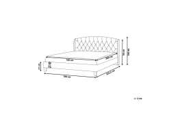 Bordeau Dobbeltseng 180 | 200 cm