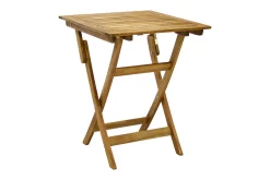 Bord FINLAY 60x60xH72cm sammenleggbart Akasie