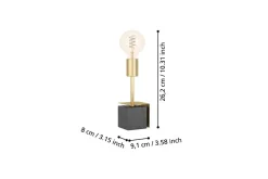 Bordlampe Eglo Carmita Svart
