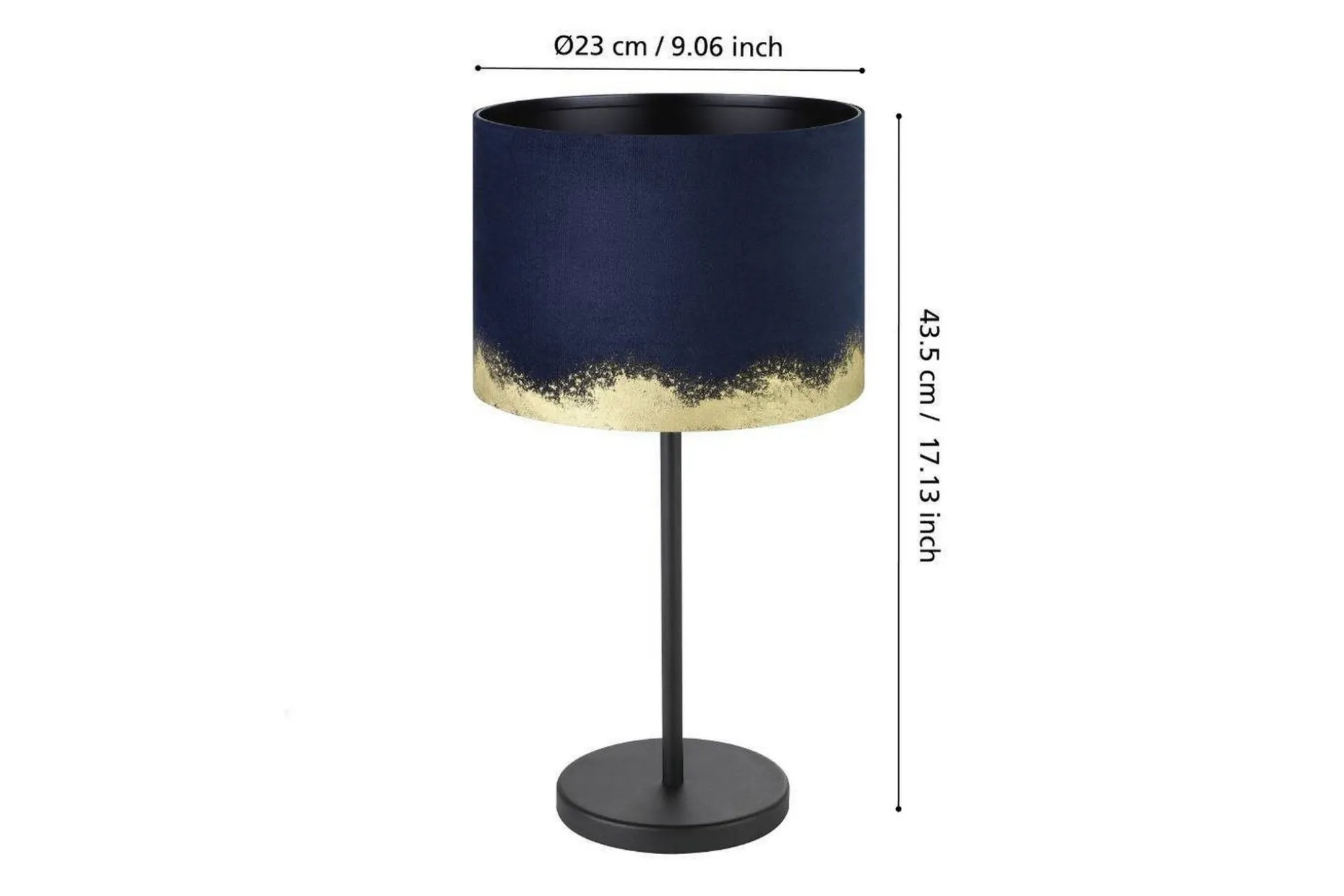 Bordlampe Eglo Casuarita Blå/Gull