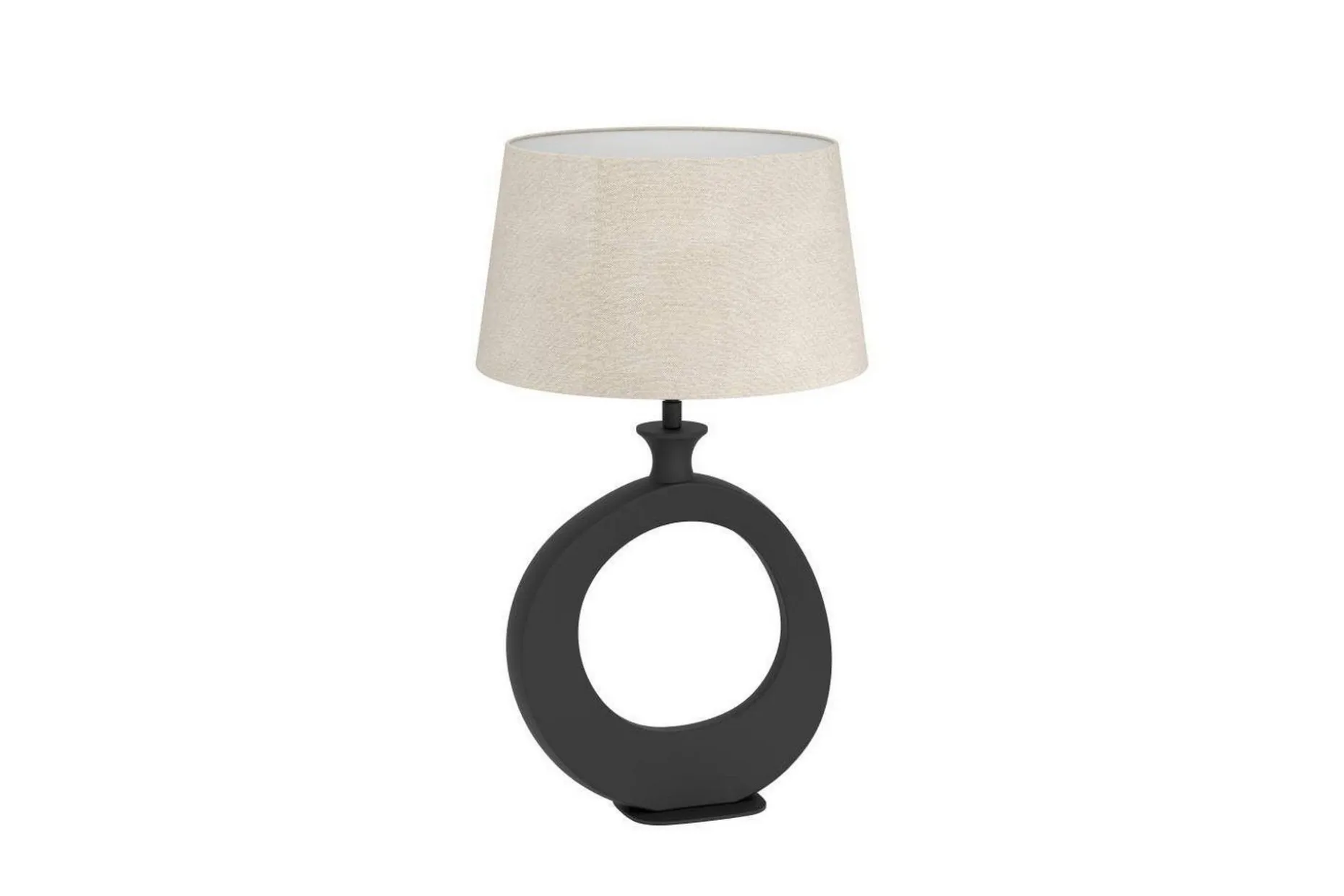 Bordlampe Eglo Diezma Svart/Natur 52 cm