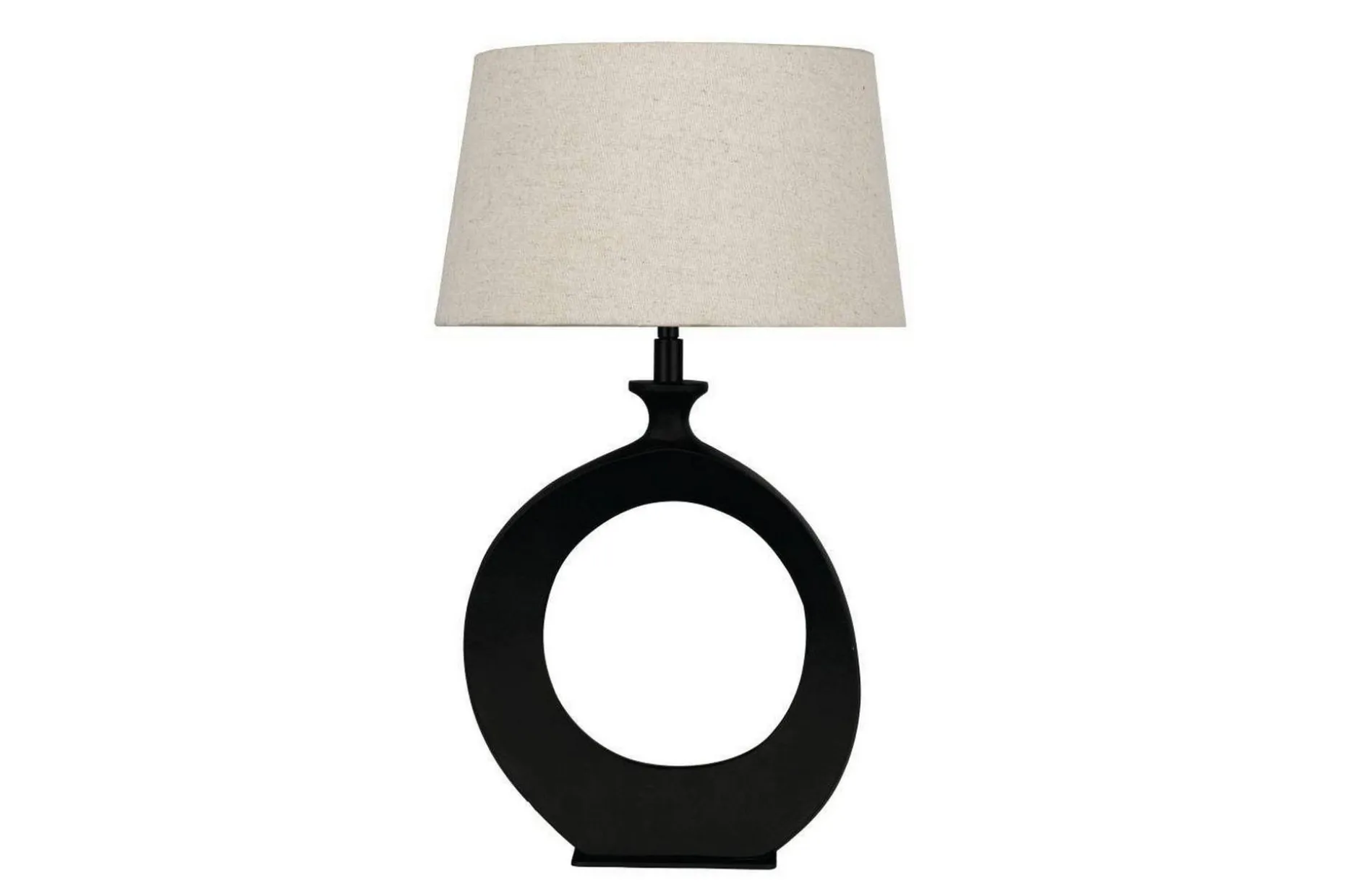 Bordlampe Eglo Diezma Svart/Natur 52 cm