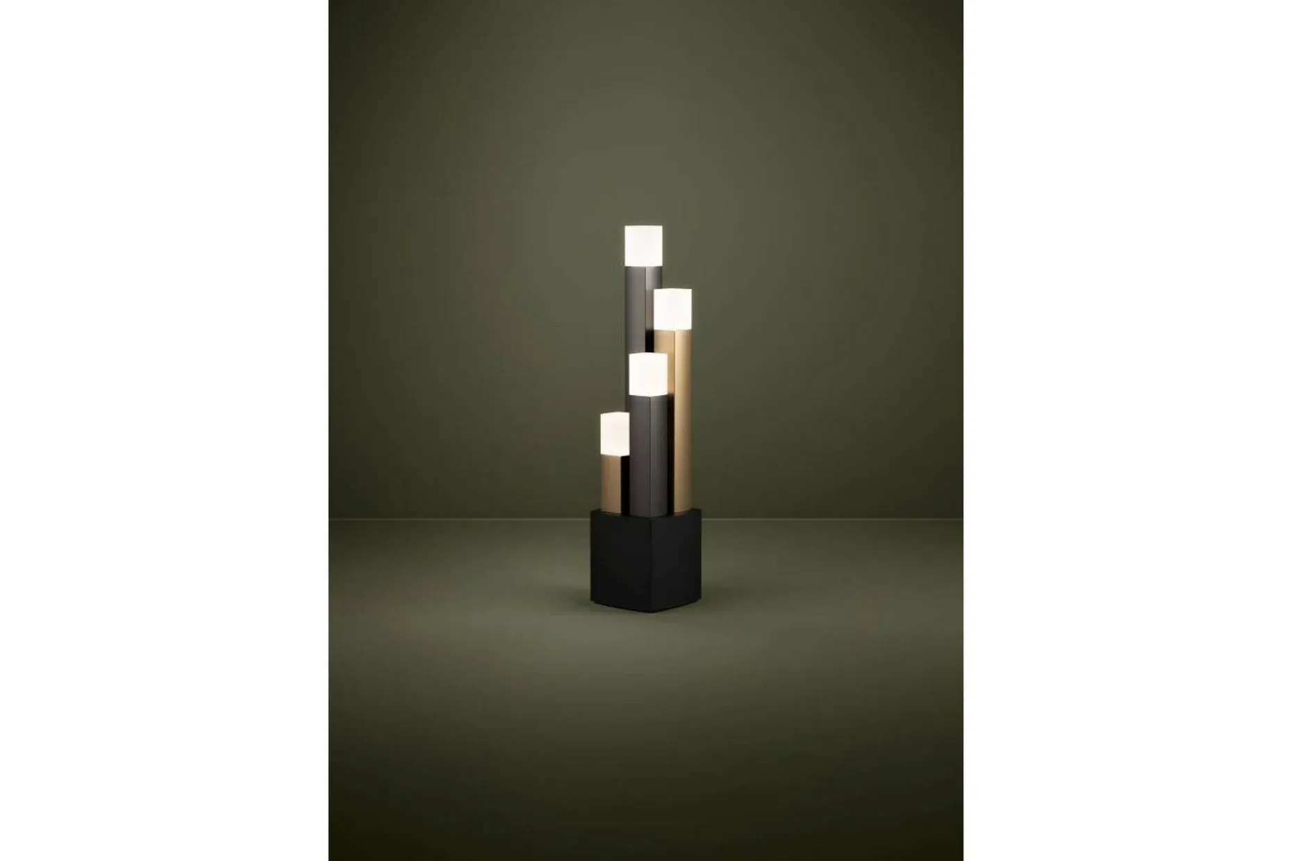 Bordlampe Eglo Estanterios Grå/Brun med 4 Lamper