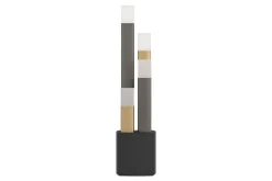 Bordlampe Eglo Estanterios Grå/Brun med 4 Lamper