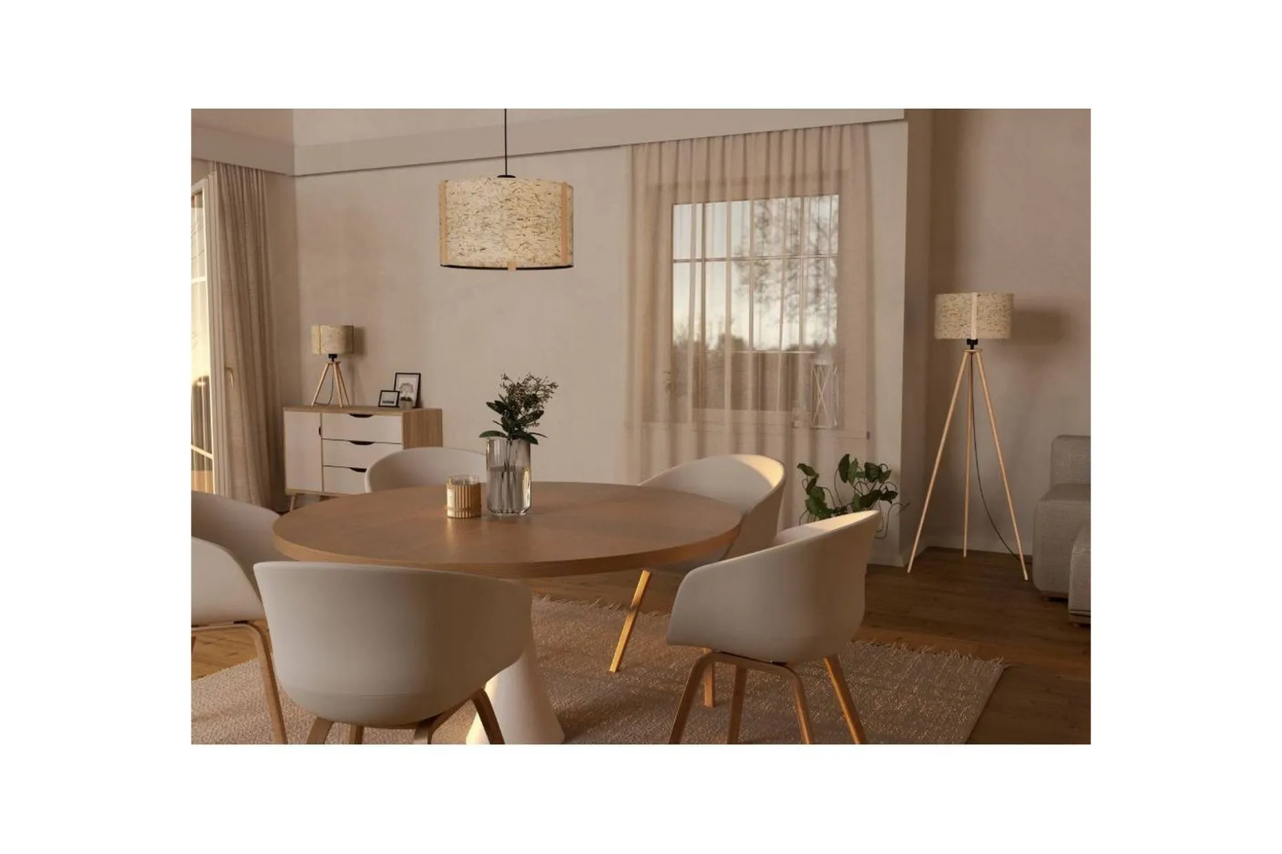 Bordlampe Eglo Hontongas Brun