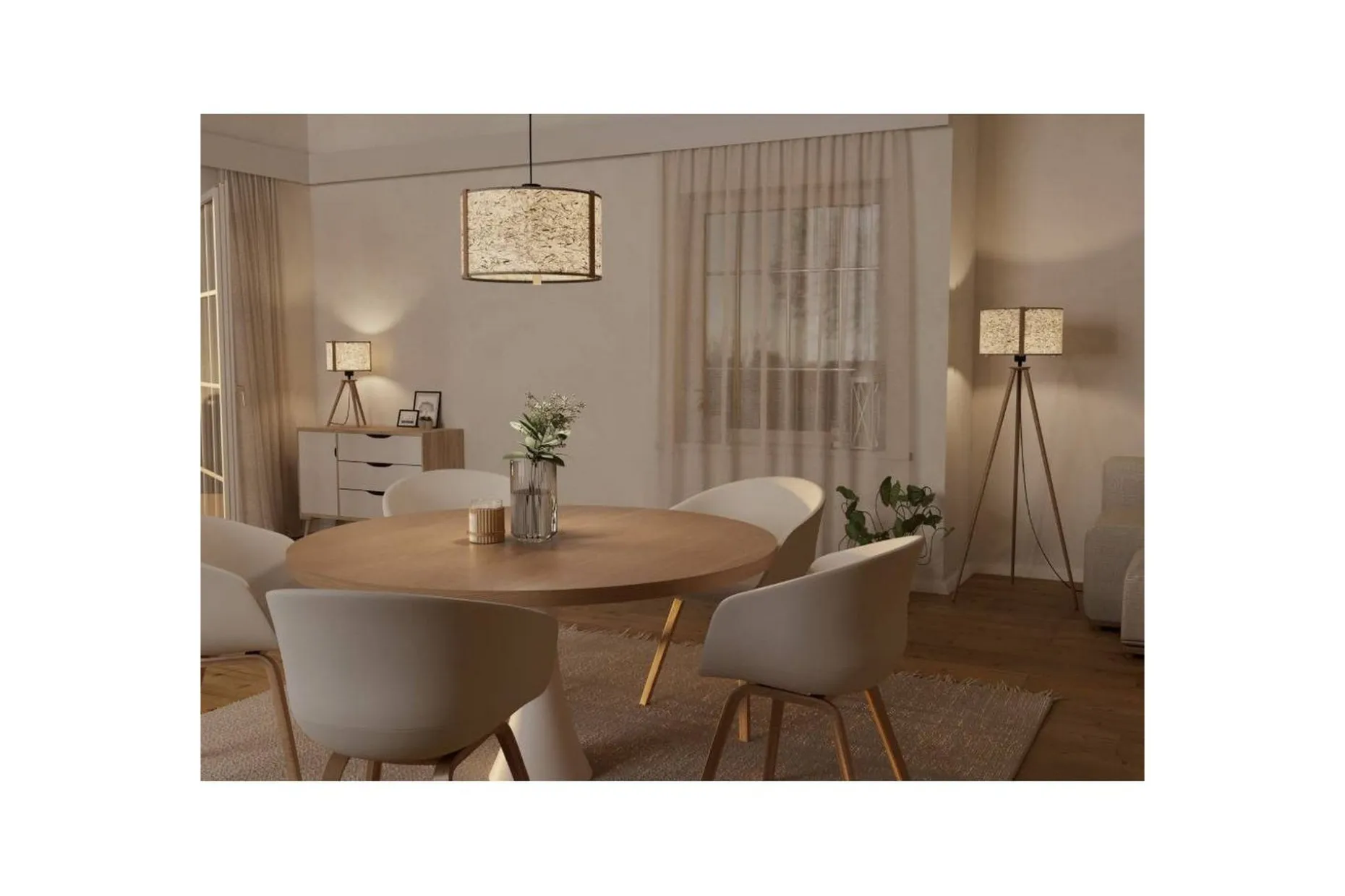 Bordlampe Eglo Hontongas Brun