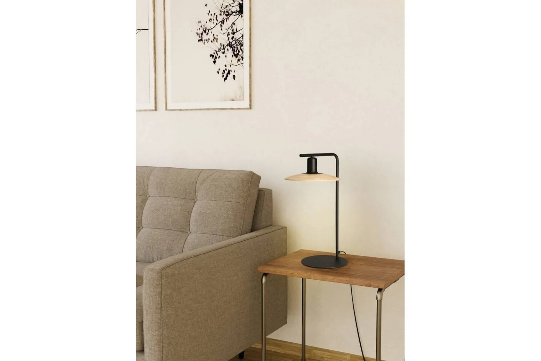 Bordlampe Eglo Mayazes svart/tre