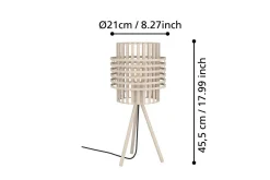 Bordlampe Eglo Oltamar Sand