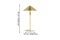 Bordlampe Eglo Paraguay Messing