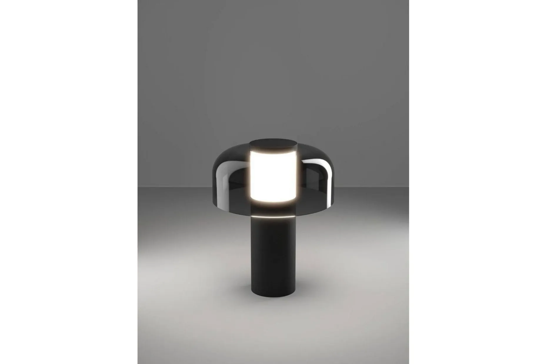 Bordlampe Eglo Ponente med Touch Svart/Svart-Transparent