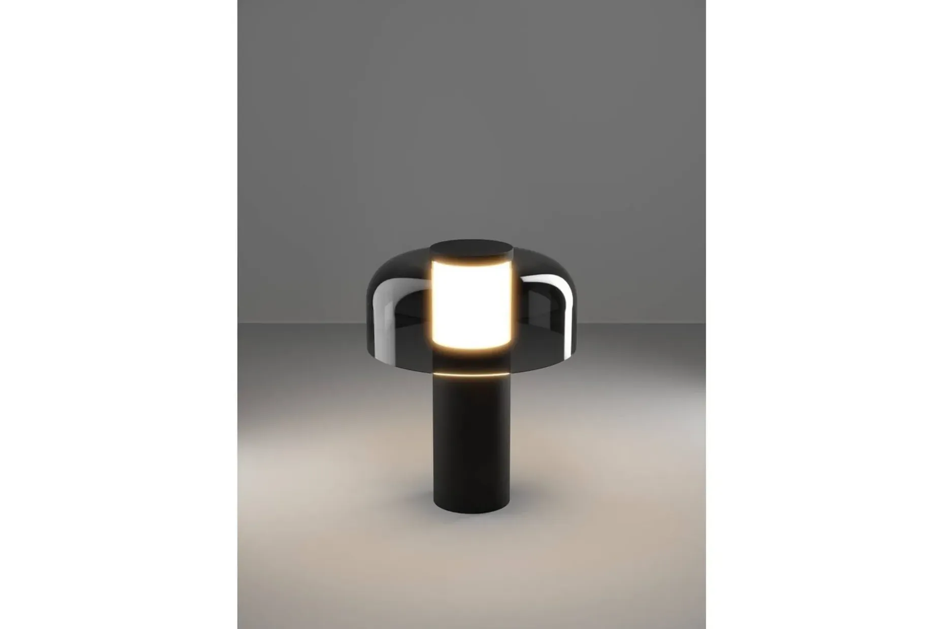 Bordlampe Eglo Ponente med Touch Svart/Svart-Transparent